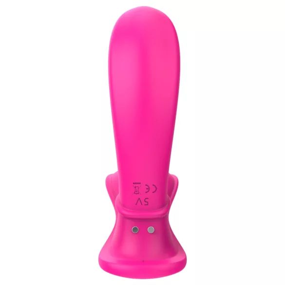 Dreamtoys Essentials - nosljive hlačke z vibratorjem za točko G (magenta)