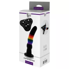 Colorful Love - pas dildo - živahne barve