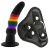 Colorful Love - pas dildo - živahne barve