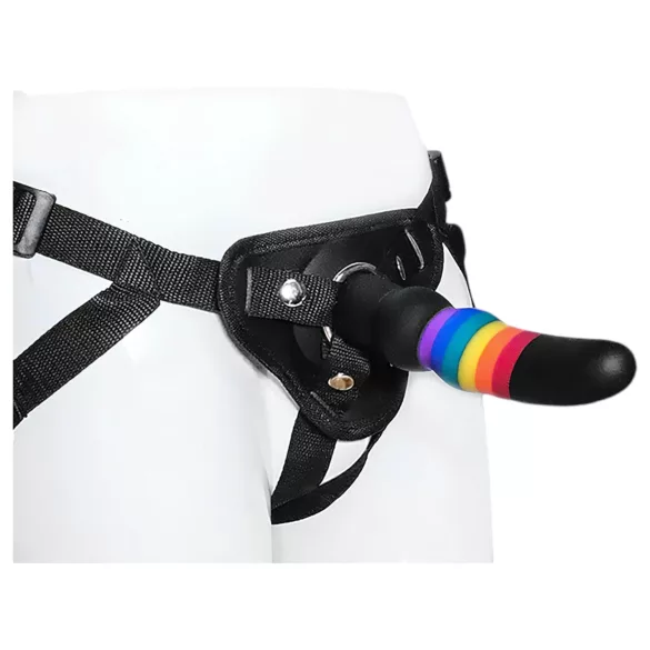 Colorful Love - pas dildo - živahne barve