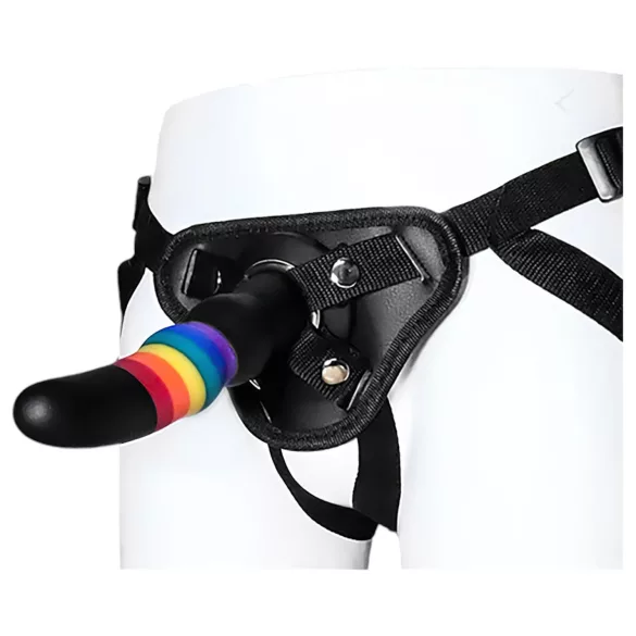 Colorful Love - pas dildo - živahne barve