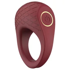 Dreamtoys Ivy - vibracijski obroč za penis - bordor