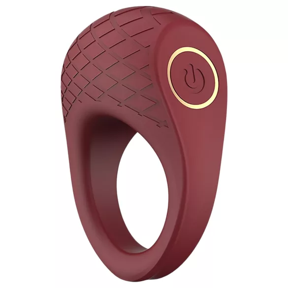 Dreamtoys Ivy - vibracijski obroč za penis - bordor