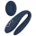 Goddess Ares - vibrator za pare - upogljiv - modra