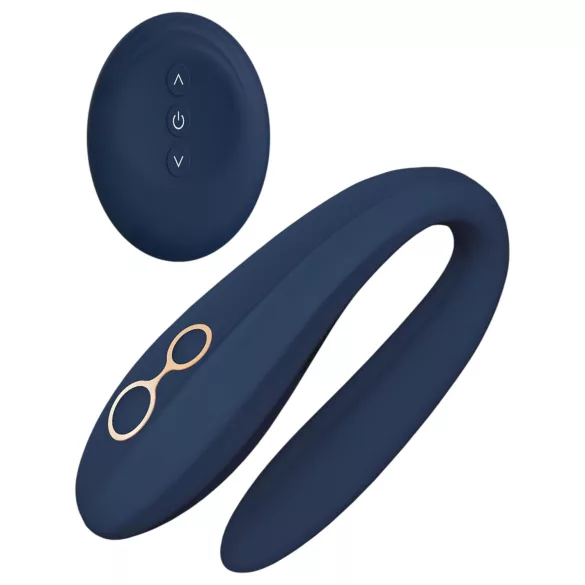 Goddess Ares - vibrator za pare - upogljiv - modra