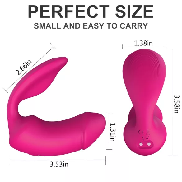 Vibes of Love Duo - 2v1 klitoralni vibrator (roza)