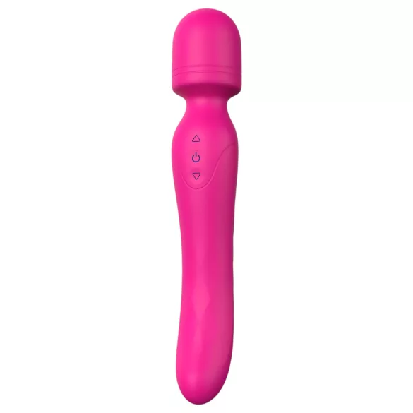 Vibes of Love - masažni vibrator z gretjem in baterijo - roza