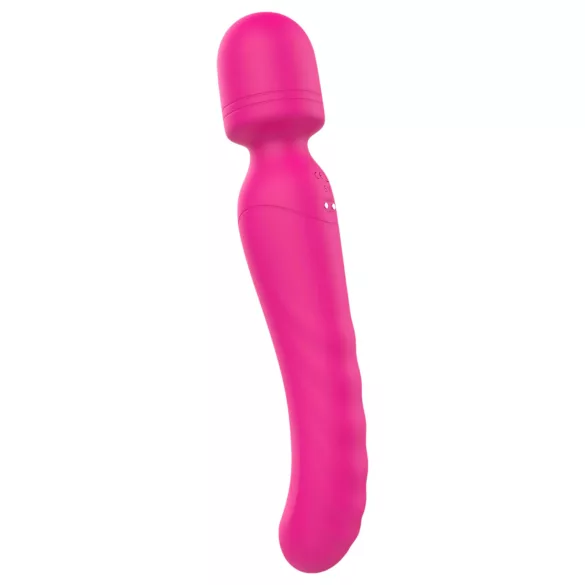 Vibes of Love - masažni vibrator z gretjem in baterijo - roza