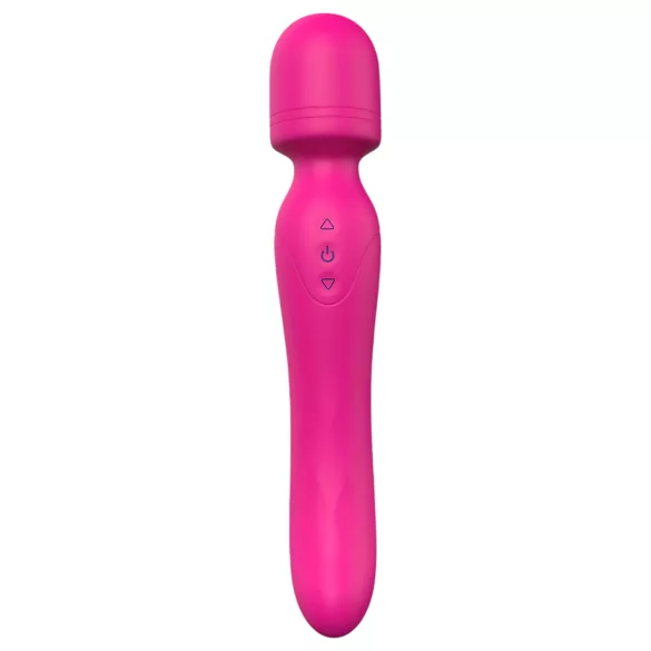 Vibes of Love - masažni vibrator z gretjem in baterijo - roza