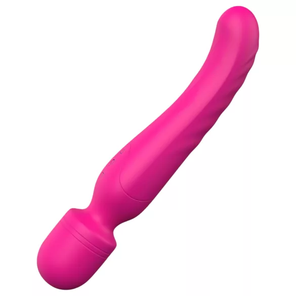 Vibes of Love - masažni vibrator z gretjem in baterijo - roza