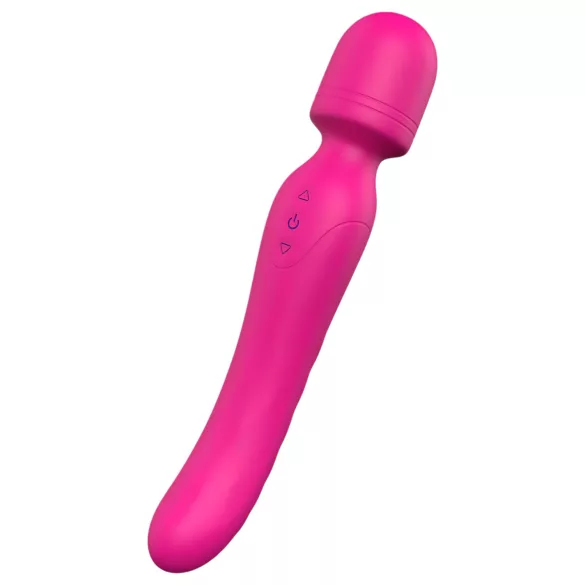 Vibes of Love - masažni vibrator z gretjem in baterijo - roza