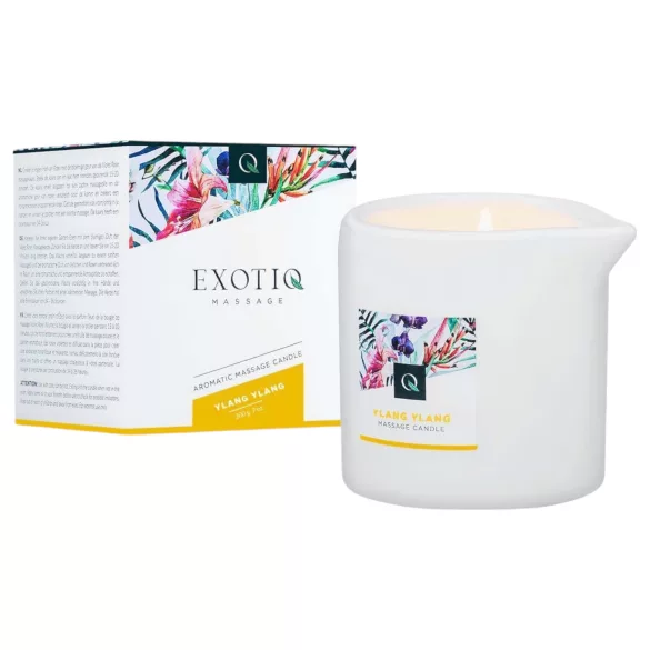 Exotiq - masažna sveča z vonjem ylang ylang - 200g