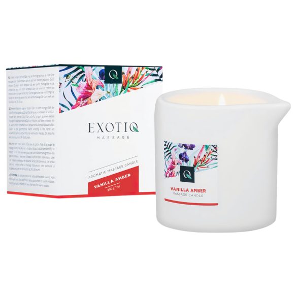 Exotiq masažna sveča - vanilija-jantar (200g)