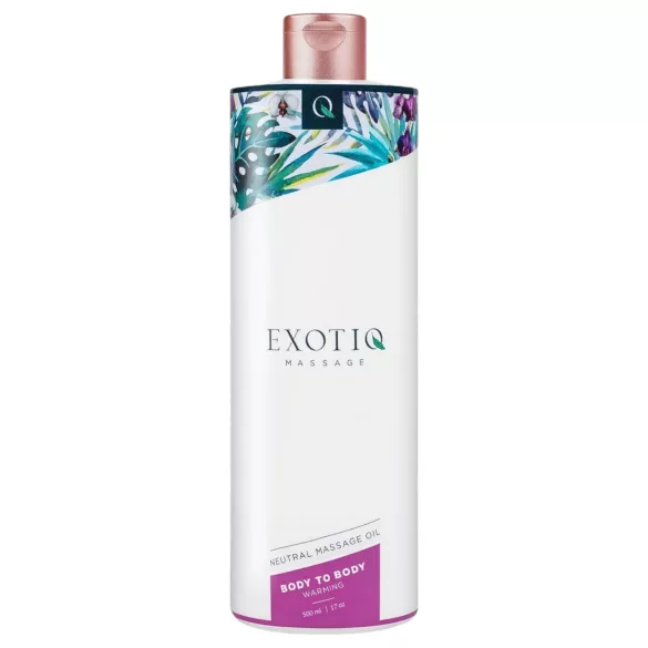 Exotiq - masažno olje za telo - učinek segrevanja - 500 ml