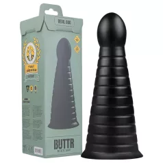 BUTTR Devil Dog - dildo s priseskom - črn