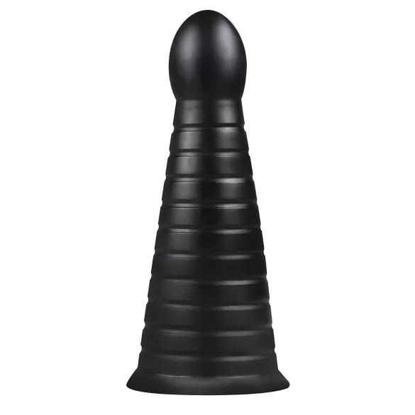 BUTTR Devil Dog - dildo s priseskom - črn
