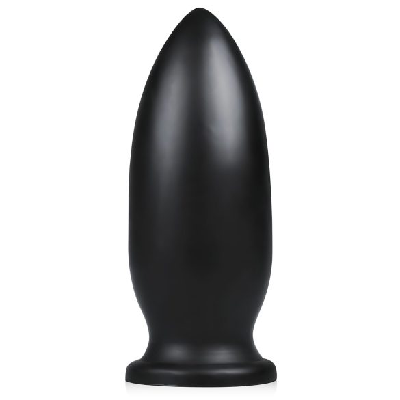 BUTTR Rumeni pes - črni prisesalni dildo