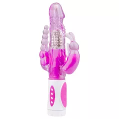 Easytoys Raving Rabbit - 3-kraki vibrator (roza)