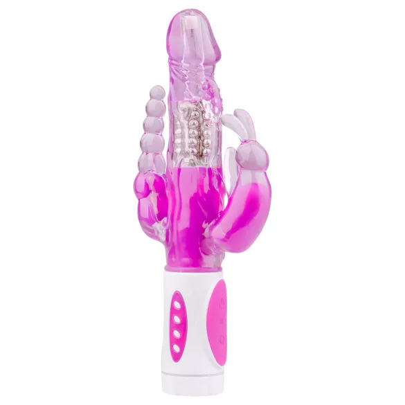 Easytoys Raving Rabbit - 3-kraki vibrator (roza)