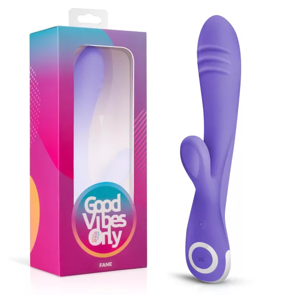 Good Vibes Only Fane Rabbit - vibrator zajček s klitoralnim nastavkom