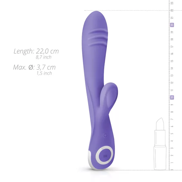 Good Vibes Only Fane Rabbit - vibrator zajček s klitoralnim nastavkom