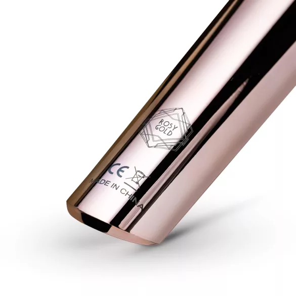 Rosy Gold - masažni vibrator z baterijo - rožnato zlata