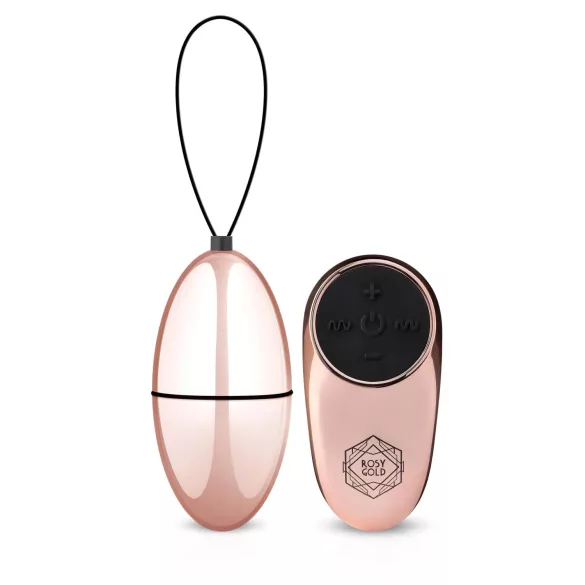 Rosy Gold Egg - vibracijsko jajce - vodoodporno - rožnato zlata barva