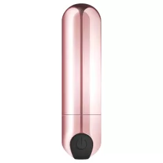   Rosy Gold - mini vibracijski stimulator - polnjenje USB - rožnato zlata