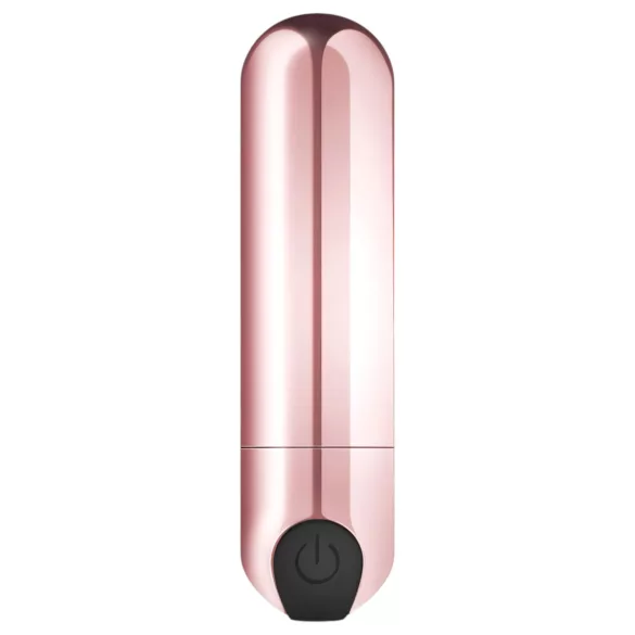 Rosy Gold - mini vibracijski stimulator - polnjenje USB - rožnato zlata