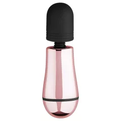   Rosy Gold - mini masažni vibrator - polnilni, rožnato zlata barva