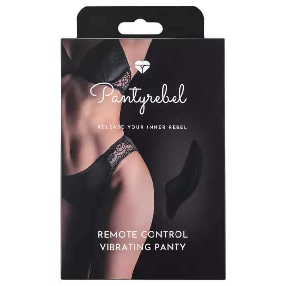 Pantyrebel - akumulatorske, brezžične vibracijske črne hlačke (S-L)