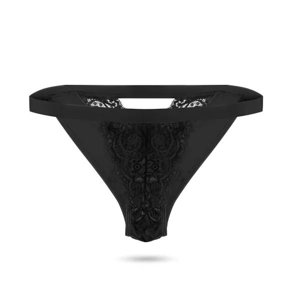 Pantyrebel - vibracijske tangice z daljinskim upravljalnikom - črna (S-L)