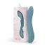 Bloom Rose - polnilni G-točka vibrator iz silikona (turkizna)