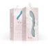 Bloom Rose - polnilni G-točka vibrator iz silikona (turkizna)
