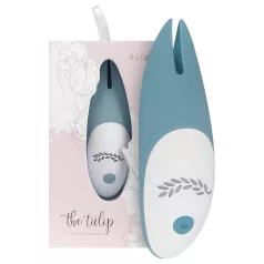   Bloom Tulip - vibrator za klitoris na polnjenje - silikon - turkizna