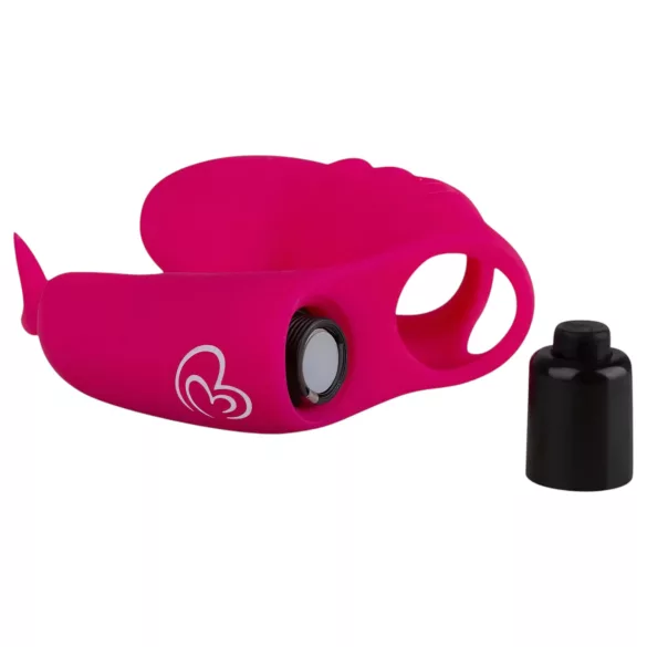 Easytoys Finger - prstni vibrator 2v1 - roza