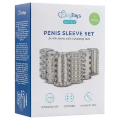 Easytoys - set penisnih obročkov - siva - 6 kosov