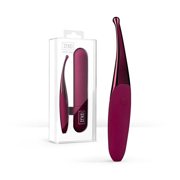 Senzi - brezžični vodotesni klitoralni vibrator (rdeč)