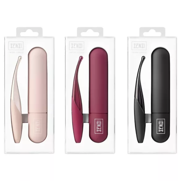 Senzi - klitoralni vibrator - polnjenje USB, vodoodporen - roza