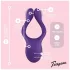 Teazers Partner Multifun - vibrator za pare (vijoličen)