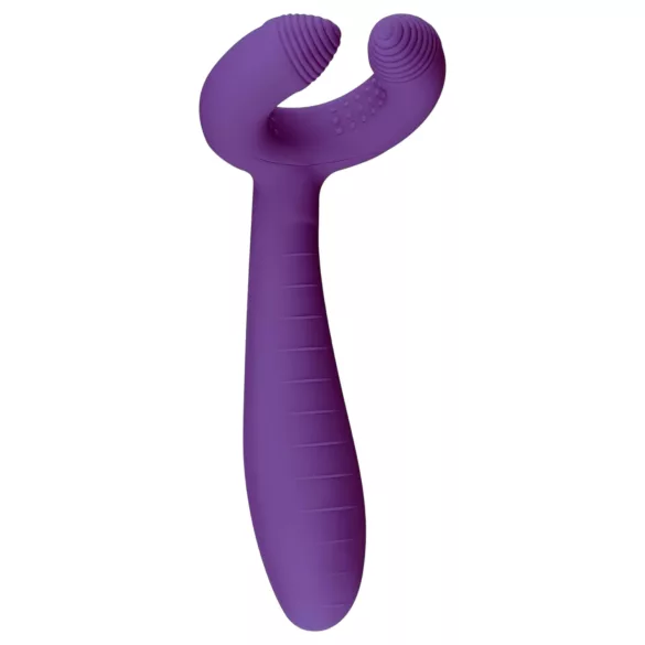 Easytoys Couple - vibrator za pare - polnjenje USB - vodoodporen - vijoličen