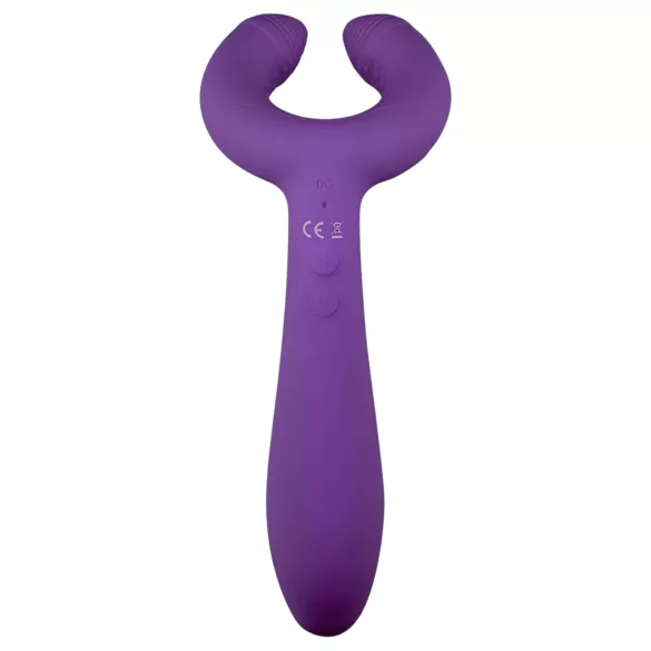 Easytoys Couple - vibrator za pare - polnjenje USB - vodoodporen - vijoličen