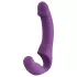 Easytoys - akumulatorski strap-on vibrator brez pasu - vijoličen