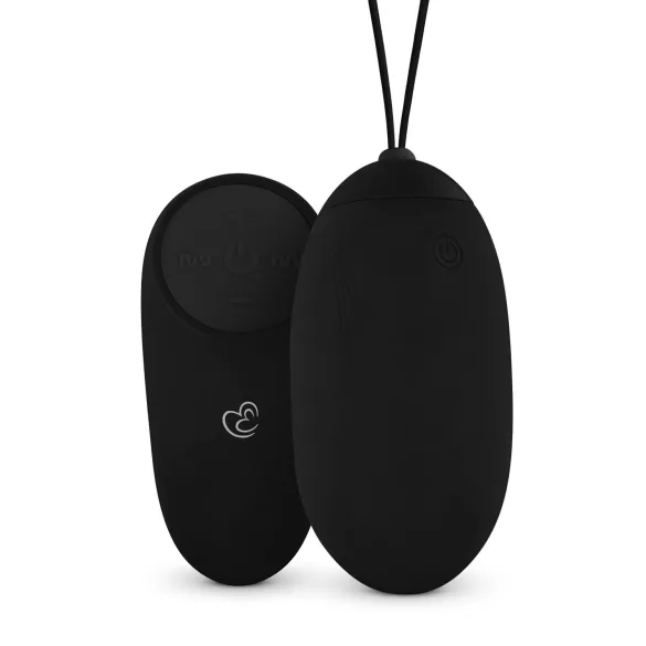 Easytoys - vibracijsko jajce - brezžično, vodoodporno, akumulatorsko - črno