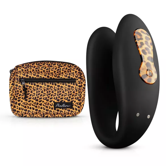 Panthra Zuna - polnilec za pare - vodoodporen vibrator - leopard črna