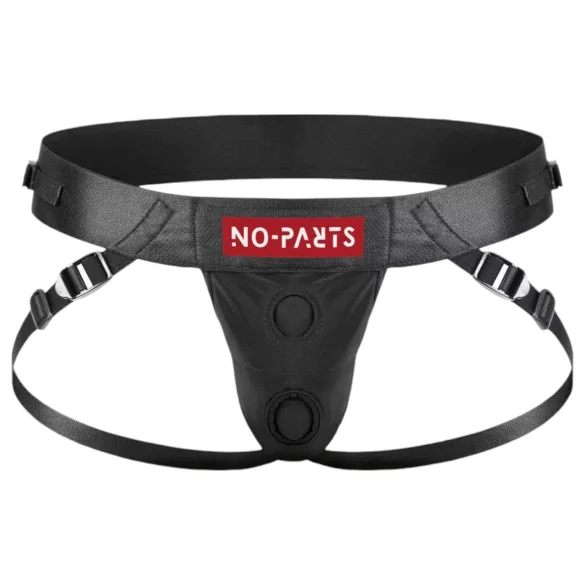 No-Parts Taylor - strap-on hlačke z dvojno O-obročem - nastavljiva velikost S-L