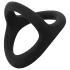 Easytoys Desire Ring - obroč za penis in moda - raztegljiv - črna