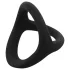 Easytoys Desire Ring - obroč za penis in moda - raztegljiv - črna