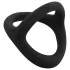 Easytoys Desire Ring - obroč za penis in moda - raztegljiv - črna
