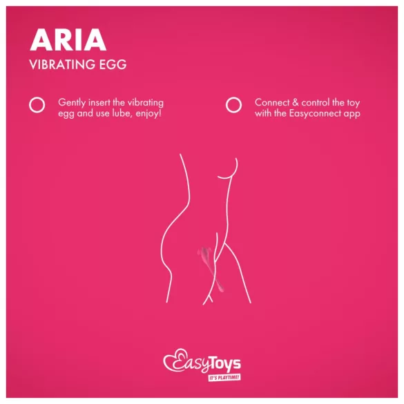 EasyConnect - vibracijsko jajce - pametna funkcija - roza